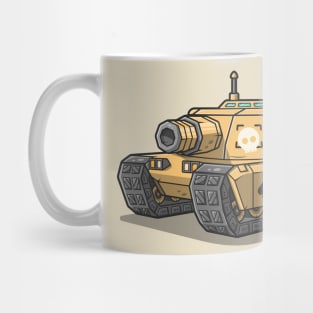 Tank Car Cartoon Vector Icon Illustration Mug